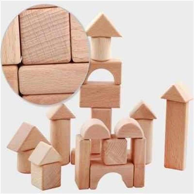 Wooden Blocks Bbay Montessori Educational Toy Cube Kids Ge