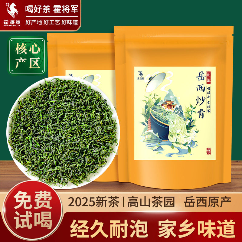 岳西炒青2025新茶叶春绿茶自己喝浓香耐泡散装云雾绿茶叶125g袋装,茶,特色产区绿茶,淘宝优惠券,粉丝福利购,淘宝优惠卷