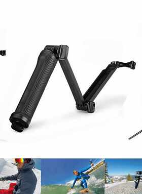 适用DJI大疆gopro 配件 三折自拍杆  Hero12 3way 三向自拍杆