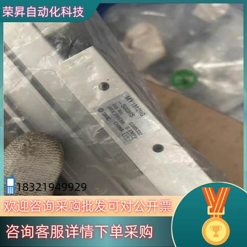现货SMC全新无杆气缸MY1M20G - 500HSL-MY