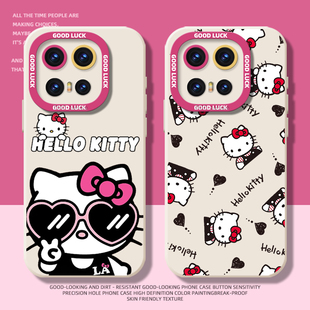 黑色HelloKitty手机壳适用vivoiqoo15卡通14可爱13软壳12女11硅胶10新款iqooneo10proplus防摔9pro+保护套8/7