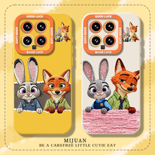 k70 k80E k60 note10 3套 毛绒尼克朱迪手机壳适用小米15情侣14ultra秋冬13pro新款 turbo4 12高级感11红米k90