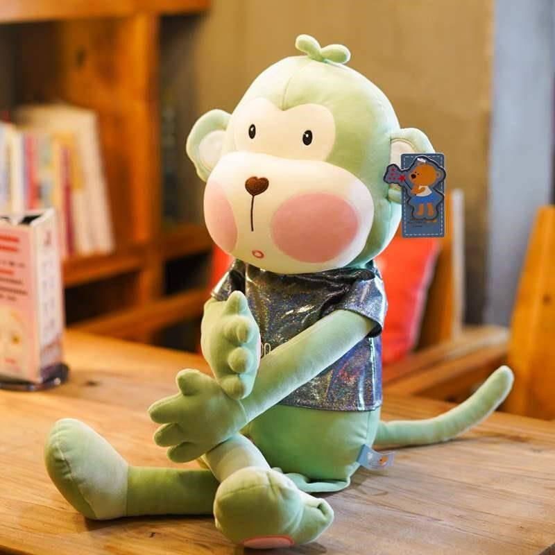 礼物公仔猴子猴子长腿生日长臂小玩偶大号萌猴丑毛绒玩具女孩创意