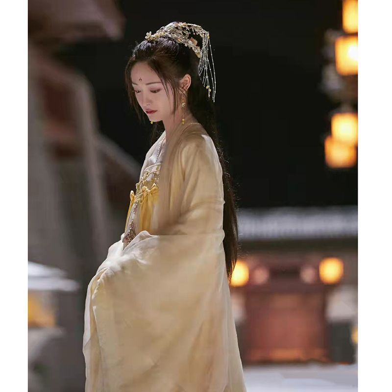 HANFU 고대 의상 개선된 가슴 길이 스커트 RU WIDE-SL