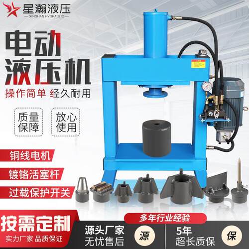 压力机小型压床破拆铜铝电机电动液压机汽修车工具轴承油压机30吨