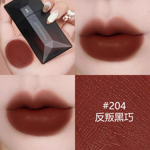 完美日记名片唇釉204唇纱雾面哑光口红持久顺滑平价学生官方正品