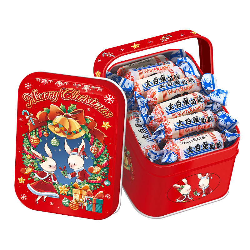 大白兔奶糖12种混合口味零食伴手礼喜糖结婚送礼万圣节糖果礼盒