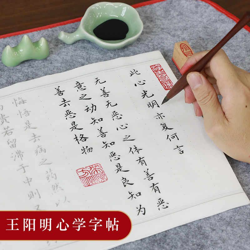 长书 王阳明心学小楷毛笔字帖成人初学者练字帖国学修心软笔宣纸
