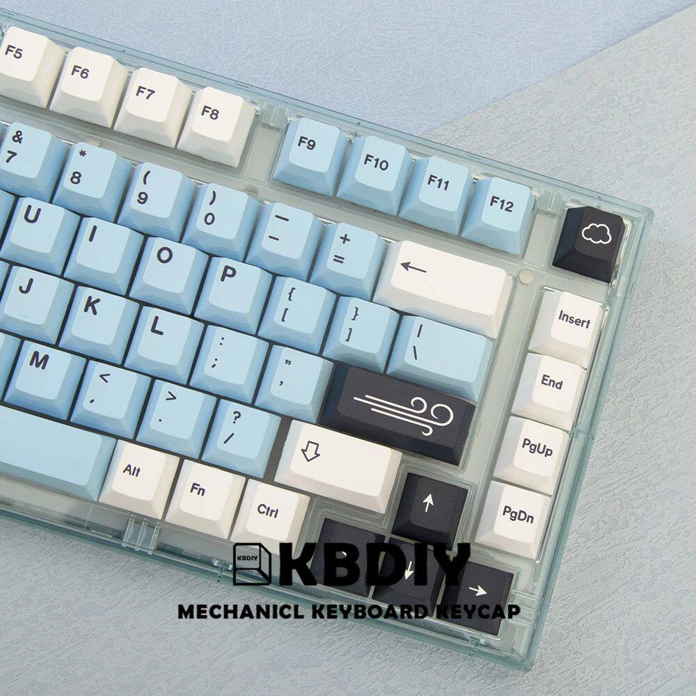 KBDIY 143 키|세트 GMK NIMBUS PBT 일본어 키캡 체리 PR