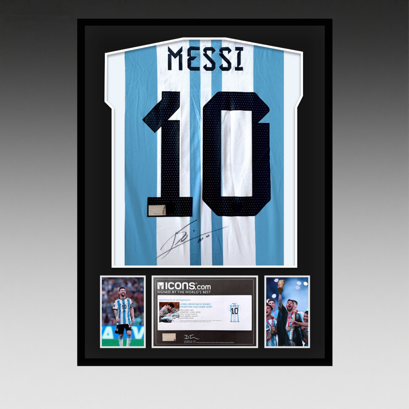 里奥·梅西签名球衣2022赛季