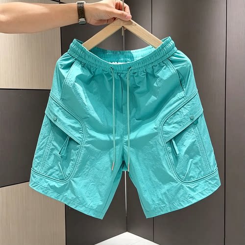 新款男裤运动沙滩中筒五分裤子男