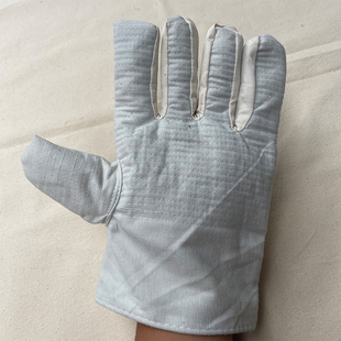 帆布手套机械工作业耐磨电焊工劳保防护用品厂家 佳昕三层加绒加厚