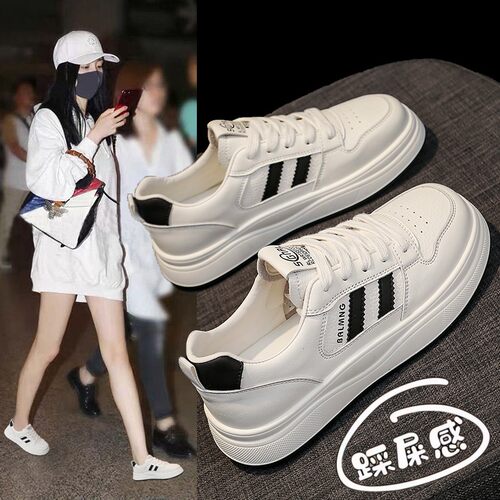 踩屎感小白鞋女软底运动板鞋34码