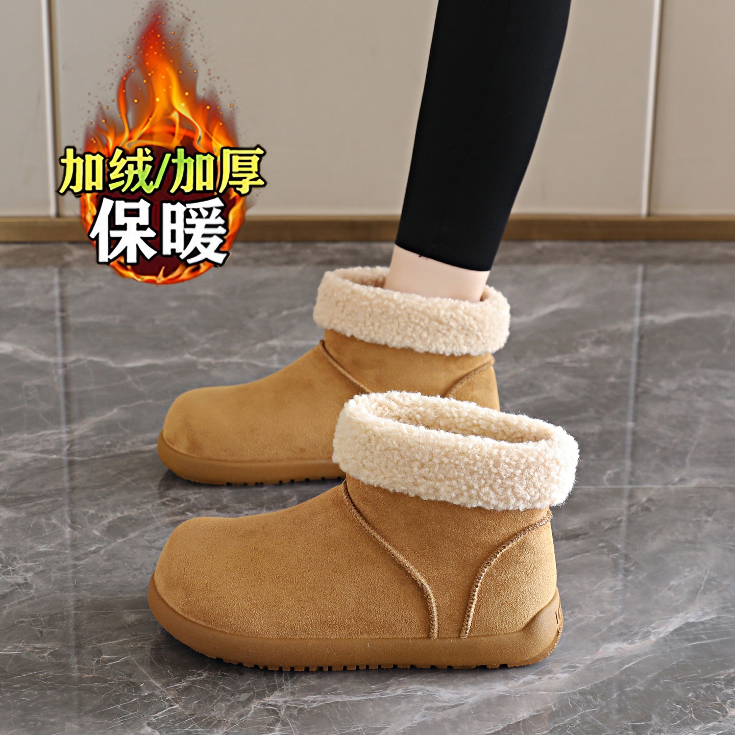 【好物推荐】毛毛雪地靴勃肯棉鞋