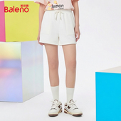 女装 白色短裤 学生通勤三分裤 班尼路2026春夏新款 百搭休闲裤 子Z