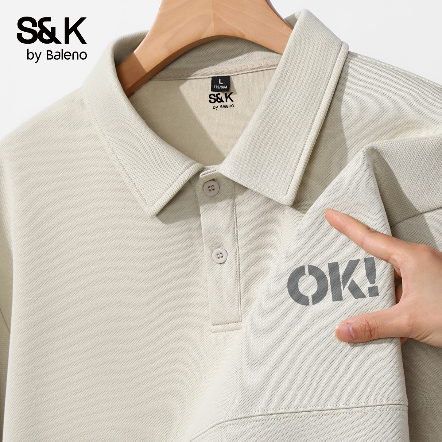 班尼路S&K翻领POLO衫男款2025秋