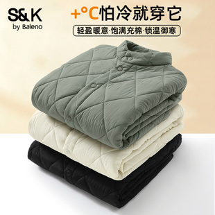 棉衣外套Y 立领御寒保暖棉袄男士 班尼路S&K高级感轻暖棉服男款 冬季