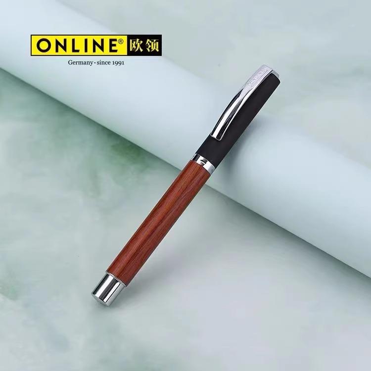 欧领皮木纹visioncork书写钢笔