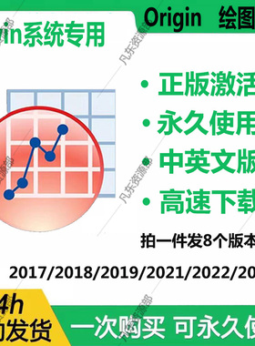 OriginPro2024永久激活密钥中文视频教程一键安装包 Win/Mac系统