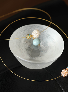 知瓷汝瓷双笙花项链女款2025新款