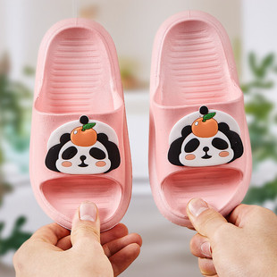 亲子一家 男童女童室内防滑软底中大童小孩宝宝凉拖鞋 儿童拖鞋 夏季