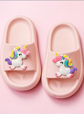 新款儿童拖鞋卡通防滑宝宝凉拖鞋男童女童居家室内小孩踩屎感拖鞋