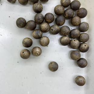 正宗包邮奇楠沉香手串打孔天然结香奇楠散珠子男女士款随形珠圆珠