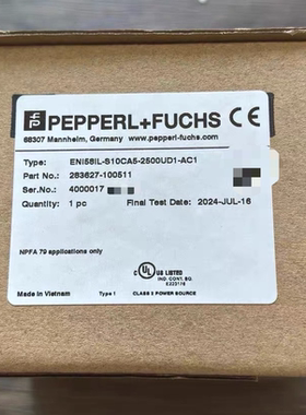 ENI58IL-S10CA5-2500UD1-AC1倍加福编码器 货号283627-100511全新