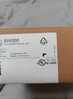 IFM易福门SI5000流量监控器（SID10ABBFPKG/US-100）全新原装现货
