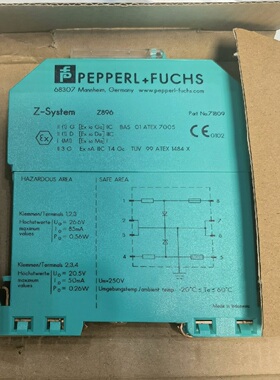 Z896倍加福齐纳防爆安全栅 货号071809全新原装现货包邮 量大价优
