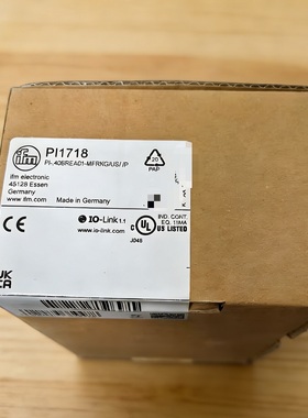 IFM易福门PI1718带显示屏的齐平式压力传感器 全新原装 现货议价