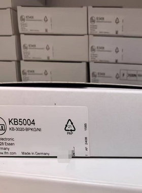 IFM易福门KB5004电容式接近开关KB-3020-BPKG/NI全新原装现货议价