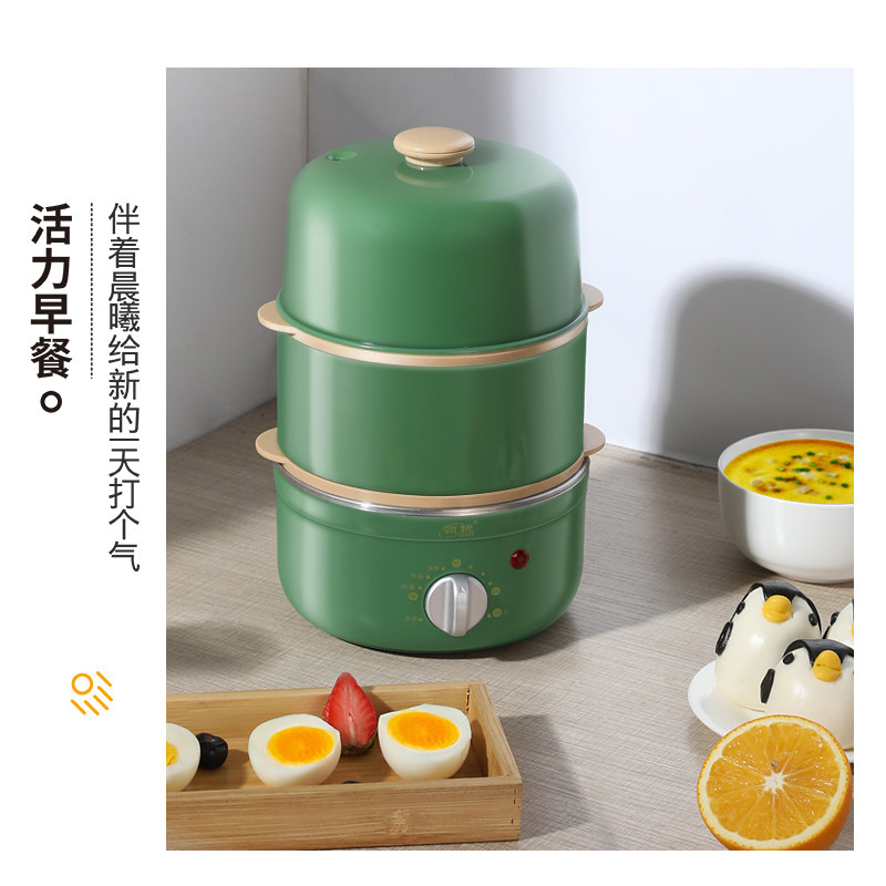 定时蒸蛋器自动断电家用小型多功能煮蛋器全煮鸡蛋神器宿舍小功率