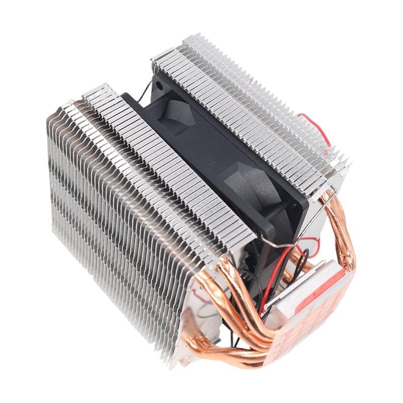 DIY半导体制冷片散热套件CPU4铜管散热器送静音风扇塔式散热设备6