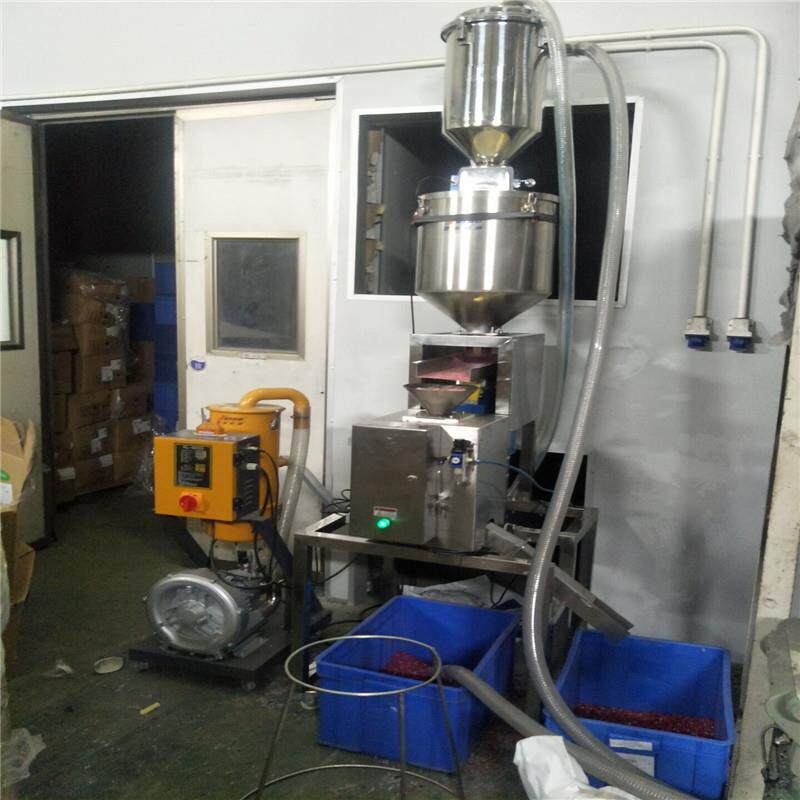 800G吸料机搭配振动喂料金属分离器 全新塑料金属分离器 全不锈钢