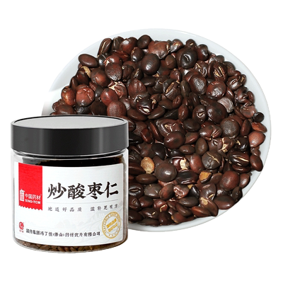 国药集团冯了性 正宗炒酸枣仁60g  中药饮片可搭百合茯苓茶睡眠茶
