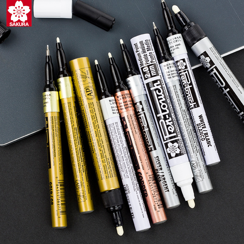 日本樱花油漆笔记号笔