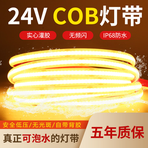 24v低压防水灯带泡水ip68
