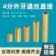 4分通丝对丝全外螺纹管外丝延伸加长DN15延长外牙螺杆接水管接头