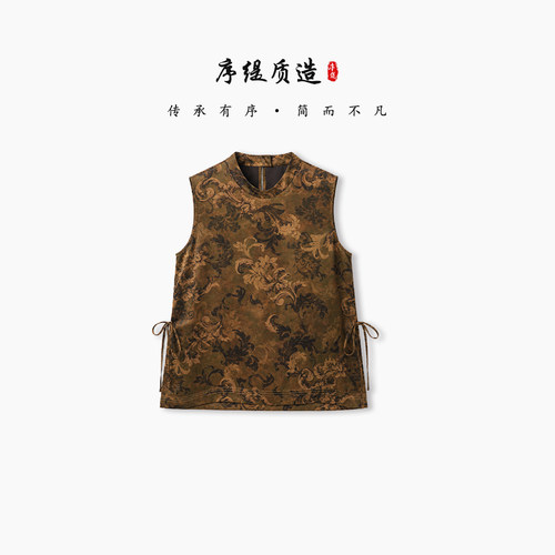 新中式100%桑蚕丝上衣女2026夏