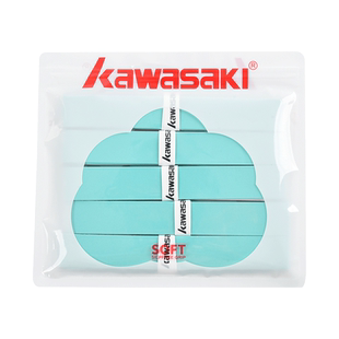 川崎羽毛球拍手胶官方正品耐磨手柄缠绕吸汗带防滑超软盒装手胶