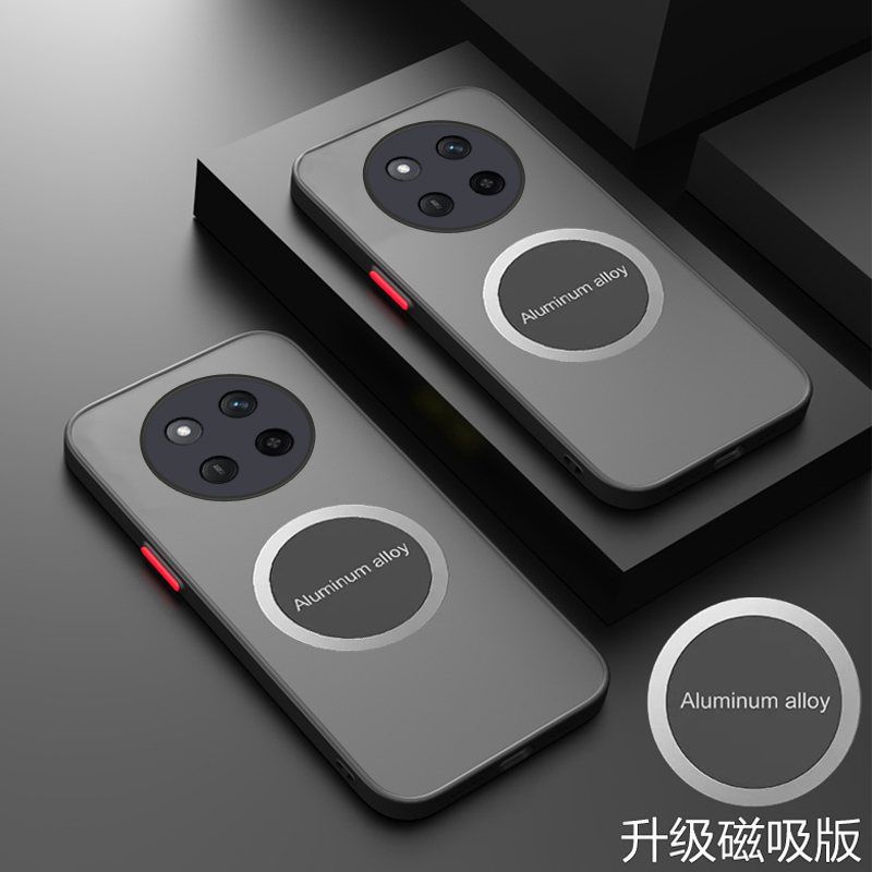 透明亲肤壳 撞色按键 潮牌高级感 送水凝膜