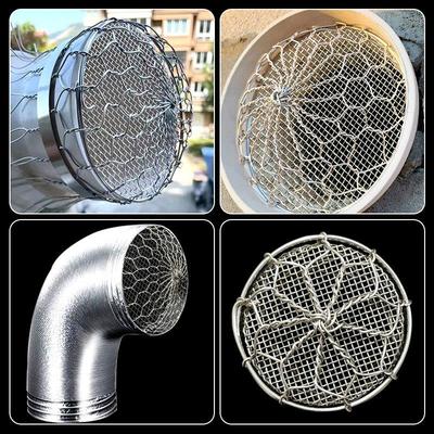 抽油烟机排气管网罩通用型浴霸排气口防蚊虫网罩通风管道防虫网罩
