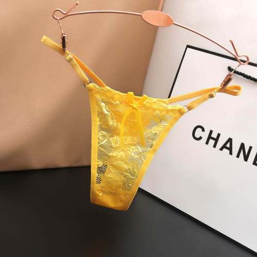 丁字裤女内性感蕾丝情调内衣火辣爆款大码女士可调节型无痕内裤