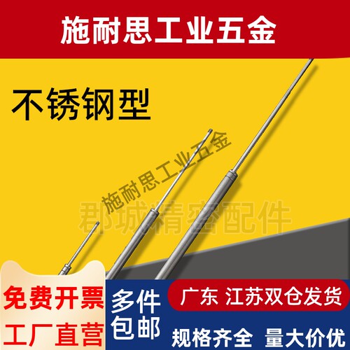 不锈钢气弹簧FGS-15 19 22-40 50 60 80 100 200 250 300-BB-VA
