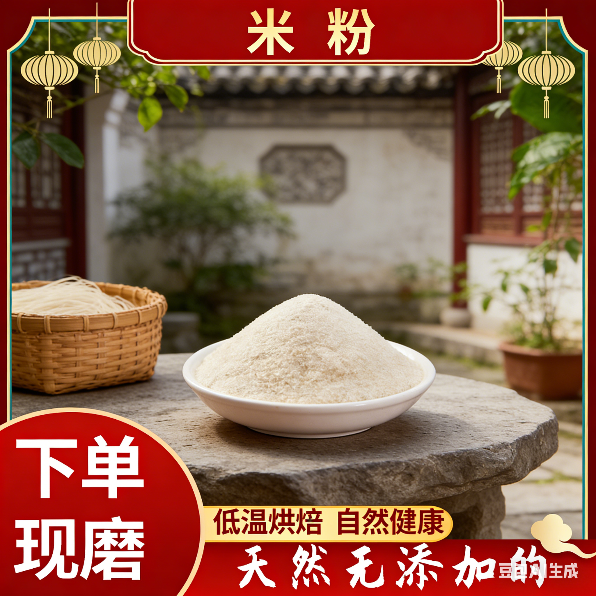 大包装原味膨化米粉 家用早餐冲饮自制米糊纯大米粉