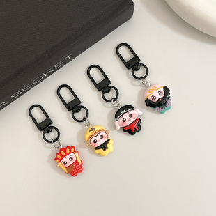 【同品类已售1W+单】Q版取经四人组少女手机小挂件新款礼物配饰挂饰闺蜜饰品包包钥匙扣垫片挂绳小东西