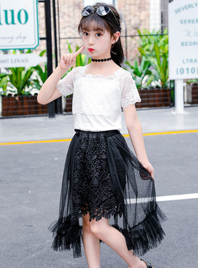 5到12岁11夏装10女童装9小孩子连衣裙8女孩夏季6夏T天15公主长裙