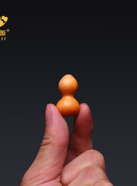 草里金2厘米小葫芦文玩把件挂件精品手捻特小天自然袖珍手链手串