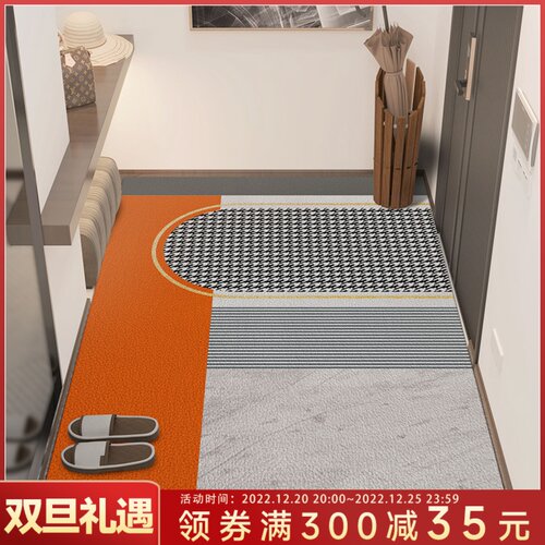 入户门皮革地垫大门门口脚踏垫家用进门门垫pvc玄关W地毯可擦免洗